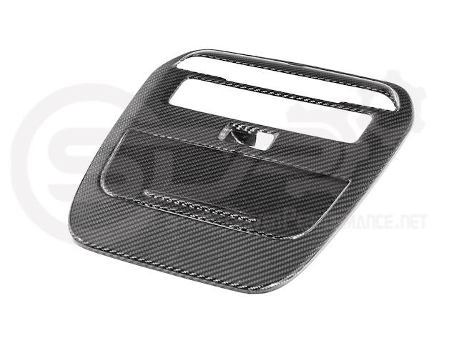 2021-Up Ford F-150 | Dry Carbon Fiber Overhead Console Front Map Lamp Frame Panel