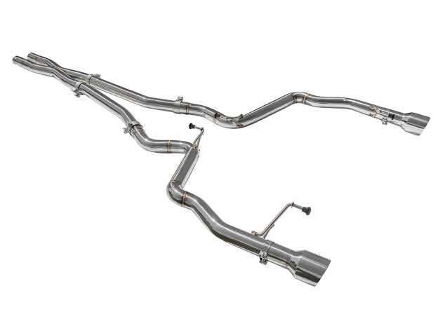 2024-PRESENT FORD MUSTANG S650 GT | STRAIGHT CAT BACK DUAL BURNT TIPS EXHAUST