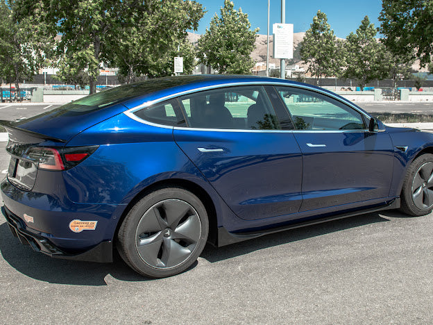 2017-UP TESLA MODEL 3 PERFORMANCE SIDE SKIRTS ROCKER PANEL GROUND EFFECTS