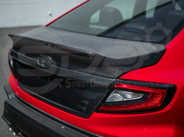 2022-Up Subaru WRX | JDM Style Carbon Fiber Rear Trunk w/ Integrated Spoiler Wing