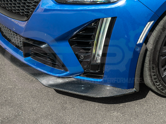 2020-2024 CADILLAC CT5-V BLACKWING SEDAN | FRONT LIP SPLITTER GROUND EFFECTS & WHEEL ARCHES