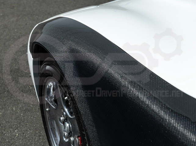 Factory style carbon fiber front and rear widebody fenders for 1997-2004 Chevrolet Corvette C5 hatchback by Street Driven Performance
