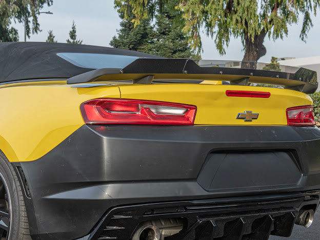 2010-2013 5TH GEN CAMARO GM FLUSH MOUNT WING SMOKE TINTED WICKERBILL