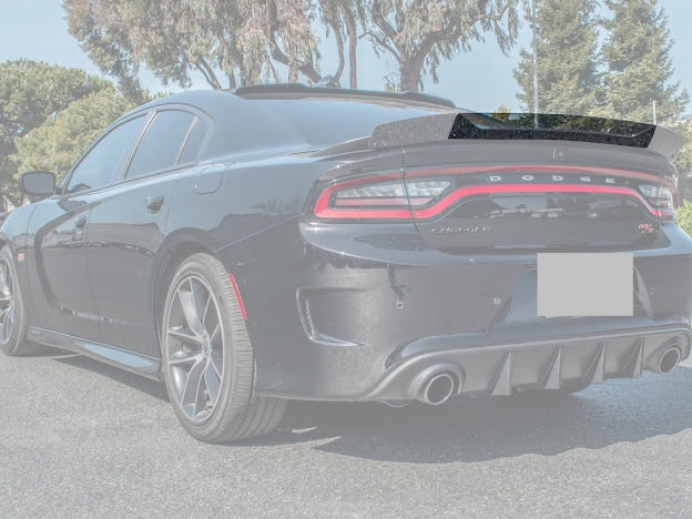 2015-UP DODGE CHARGER REAR SPOILER WICKERBILL FLAP INSERT