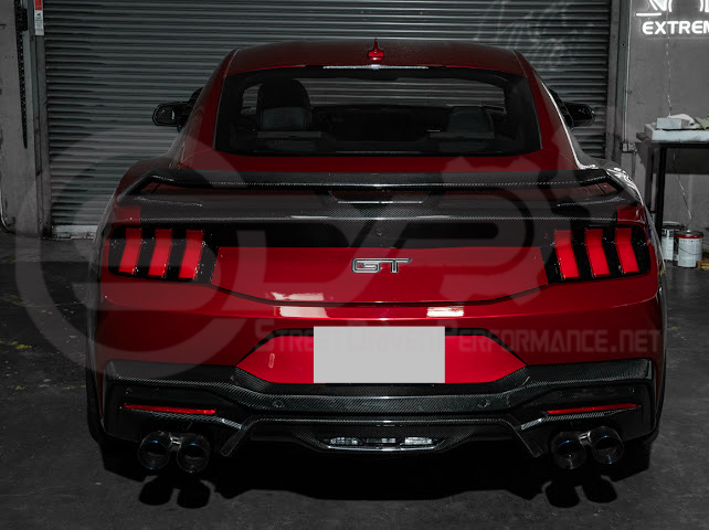 2024-Up Ford Mustang S650 | EURO Style Sequential Signal LED Clear Lenses Rear Taillights Pair