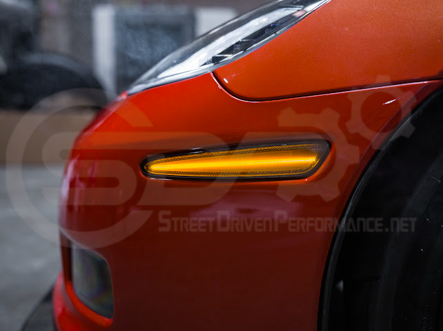 2005-2013 Chevrolet Corvette C6 | Amber Light LED Side Fender Markers Pair (Front and / or Rear) {Clear, Amber, Red, or Smoke Lenses}
