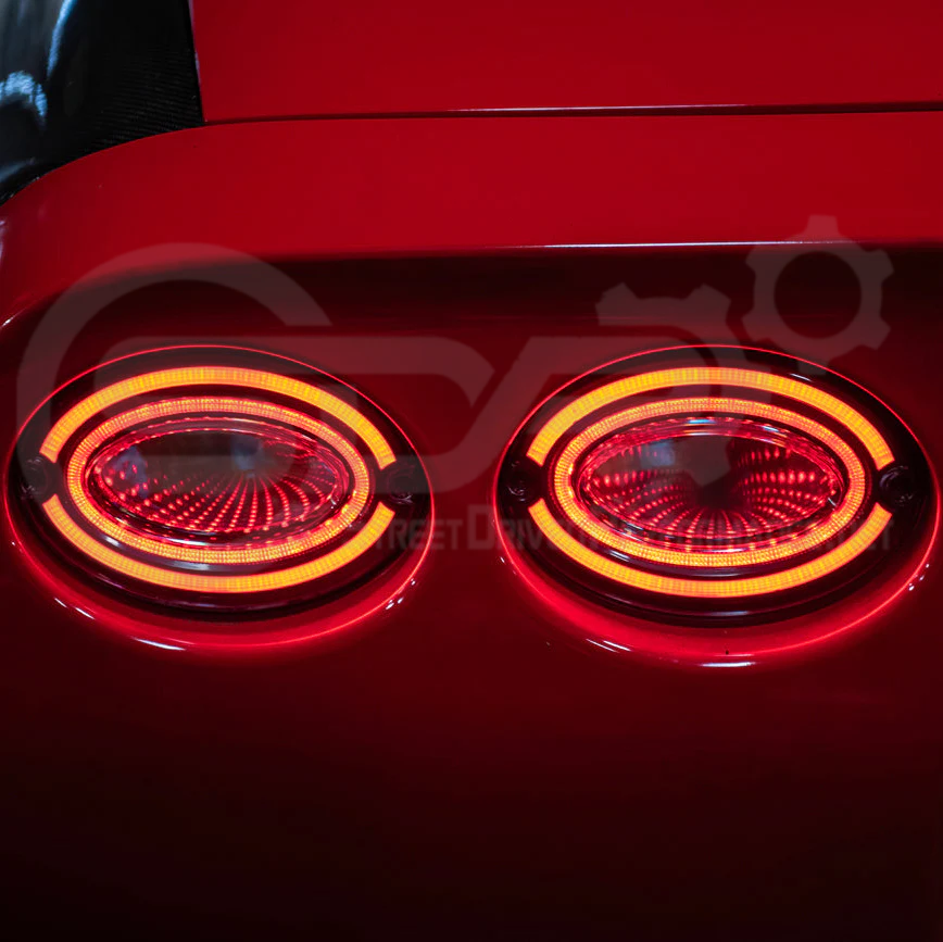 1997-2004 CHEVROLET CORVETTE C5 | INFINITY STYLE LED TAIL LIGHTS (PAIR)