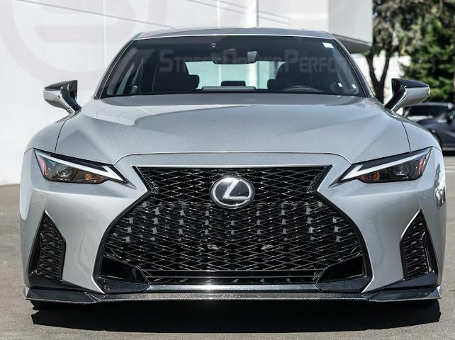 2021-UP LEXUS IS300, IS350, IS500 | JDM NOVEL STYLE CARBON FIBER FRONT BUMPER LIP SPLITTER GROUND EFFECTS