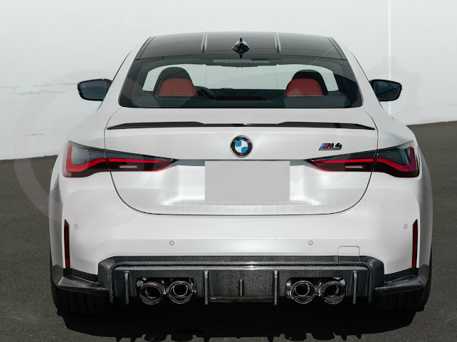 2021-PRESENT BMW G82/G83 M4 | 3D STYLE CARBON FIBER REPLACEMENT 3PCS REAR DIFFUSER APRON