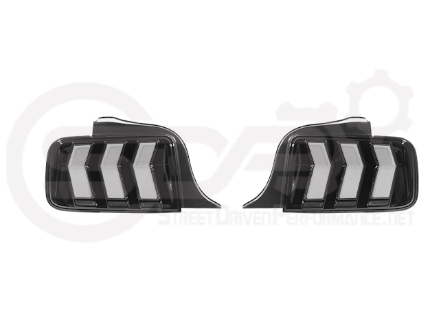 2005-2009 Ford Mustang S197 | S650 EURO Sequential Signal LED SMOKE Rear Taillights Pair