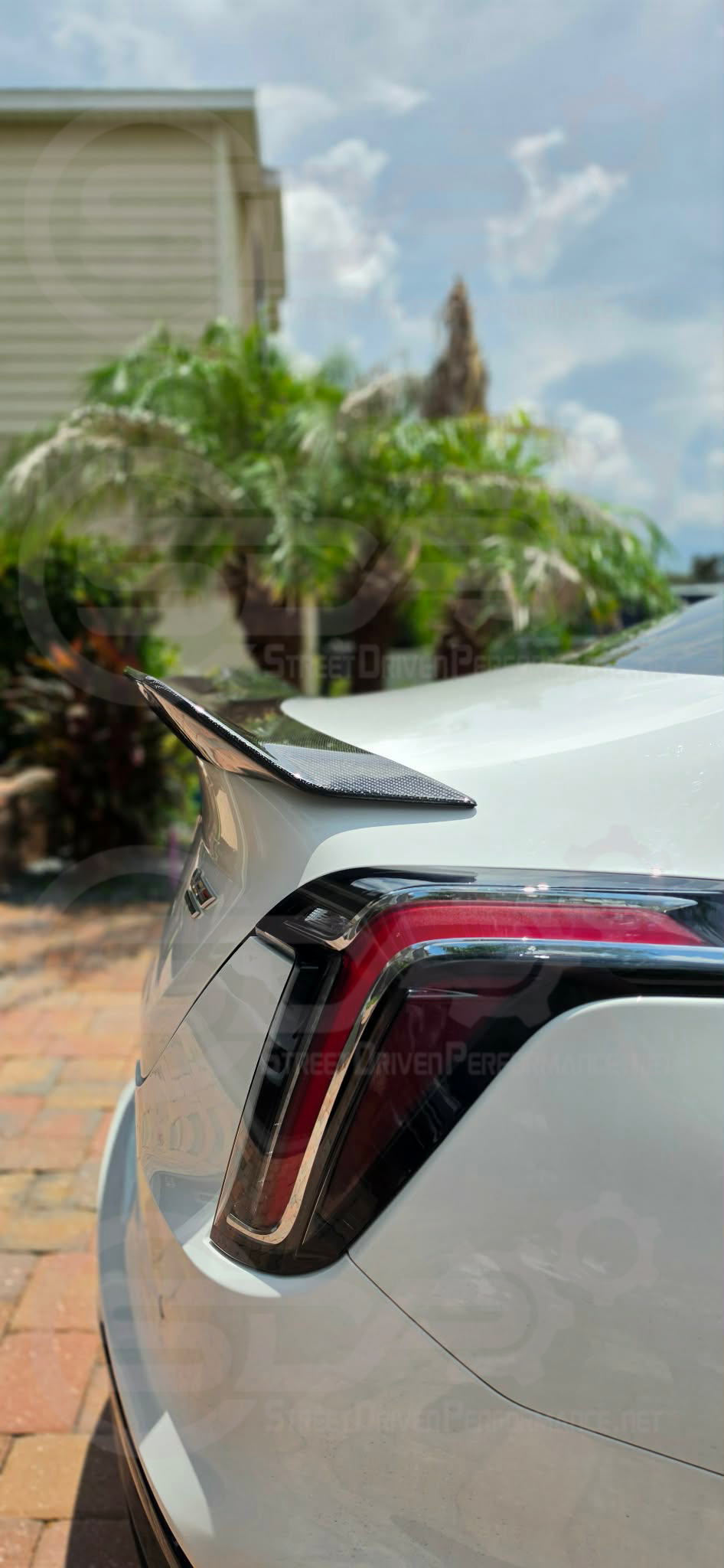 2020-PRESENT CADILLAC CT4-V & CT4-V BLACKWING | AGGRESSIVE HIGH DUCKBILL STYLE CARBON FIBER REAR WING SPOILER