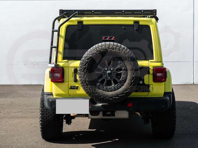 2018-UP JEEP WRANGLER JL & 2020-PRESENT JEEP GLADIATOR JT | CARBON STEEL BLACK TOP ROOF CARGO RACK (FULL & HALF LENGTH)