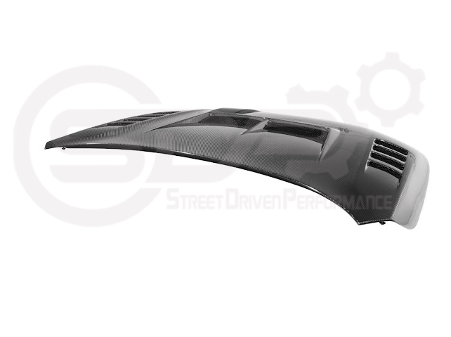 2023-UP HONDA CIVIC FL5 TYPE-R | JDM VARIS STYLE CARBON FIBER FRONT VENTED HOOD