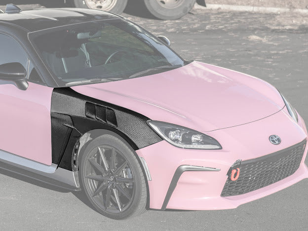 2022-Up Toyota GR86 & Subaru BRZ | SDP JDM Vented Style CARBON FIBER Front Side Fenders