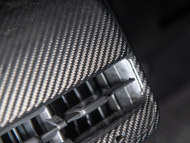 2020-UP TESLA MODEL 3 & Y CARBON FIBER INTERIOR REAR AIR OUTLET COVER