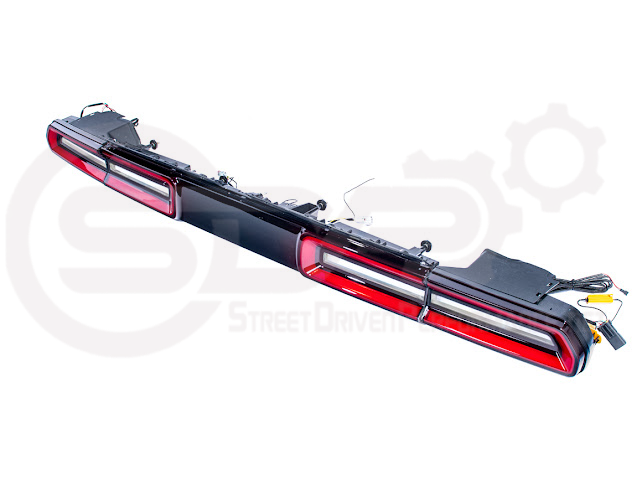 2008-2014 DODGE CHALLENGER | FACELIFTED SEQUENTIAL SIGNAL LED CLEA REAR TAILLIGHTS (PAIR)
