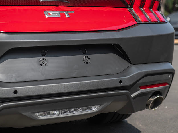 2024-Up Ford Mustang S650 | Factory Style PRIMED BLACK Rear Bumper Cover Replacement