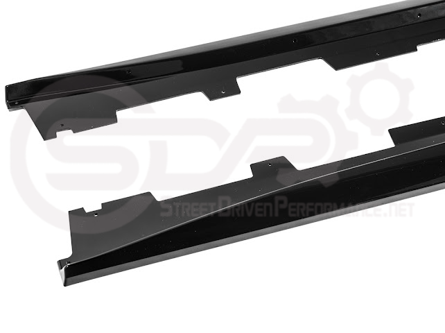 2016-2024 Camaro SS & 2019-2024 Chevrolet Camaro LT / LS / RS Models | SDP T6 Style GLOSSY BLACK Front Lip Splitter Side End Cap & Side Skirts Aero Kit