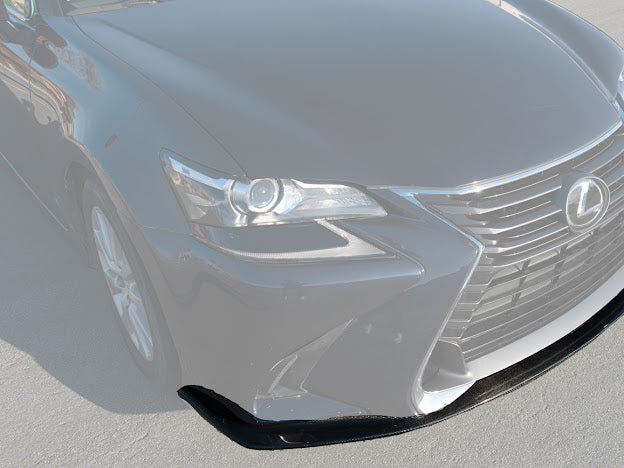 2016-2020 Lexus GS-Series JDM Lexon Style CARBON FIBER Front Bumper Lip Splitter