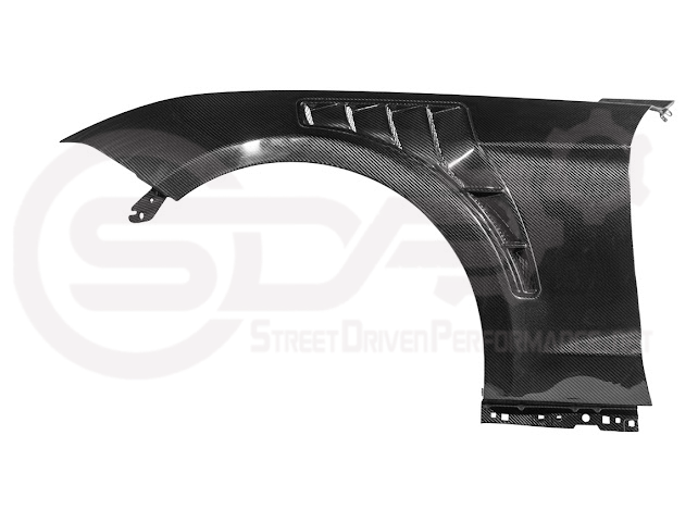 2018-2023 Ford Mustang S550 | GT500 Style Carbon Fiber Front Side Vented Fenders PAIR
