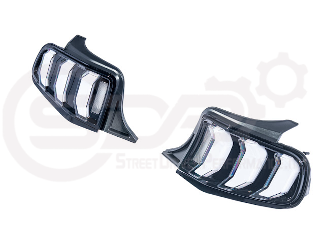 2010-2014 FORD MUSTANG S197 | S550 EURO STYLE SEQUENTIAL SIGNAL LED REAR TAILLIGHTS PAIR