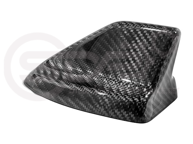 2024-Up Ford Mustang S650 | Carbon Fiber Tape-On Roof Shark Fin Antenna Cover