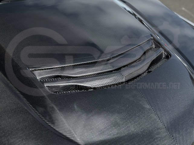 2016-2019 Cadillac ATS / ATS-V - Carbon Fiber Vented Front Hood