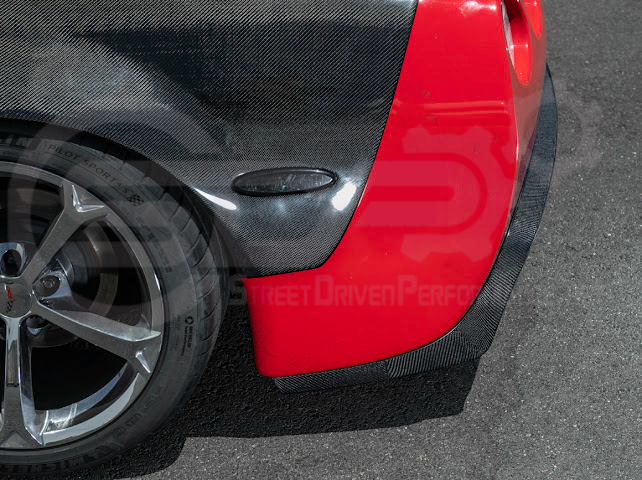 1997-2004 Chevrolet Corvette C5 | SDP Performance style CARBON FIBER Rear Bumper Finned Diffuser
