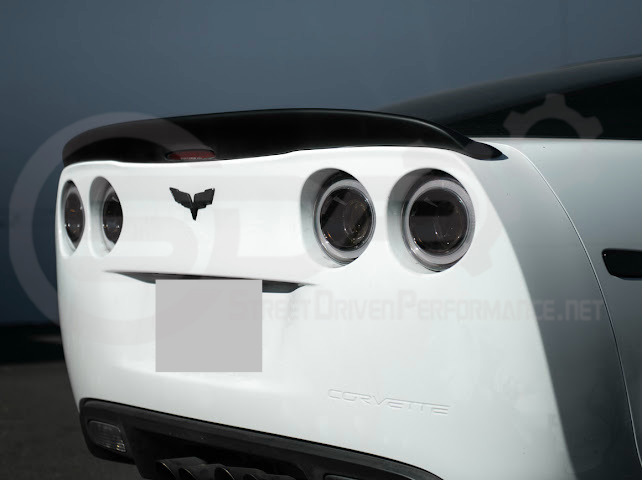 2005-2013 CHEVROLET CORVETTE C6 | SDP PERFORMANCE STYLE MATTE BLACK REAR TRUNK LID WING SPOILER