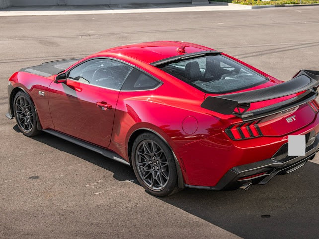 2024-UP MUSTANG S650 | CARBON FIBER GT500 REAR HIGH WING SPOILER