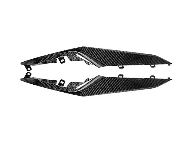 2023+ CHEVROLET CORVETTE C8 Z06 | CARBON FIBER FRONT BUMPER GRILLE INSERT PAIR
