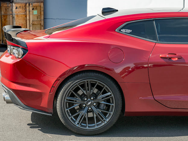 2016+ 6TH GEN CAMARO SS & ZL1 REAR WING SMOKE TINTED WICKERBILL WING SPOILER