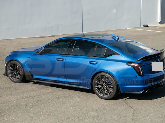 2022-Present Cadillac CT5-V Blackwing | CARBON FIBER Lower Side Fender Vent Trim Panel Replacement (Pair)