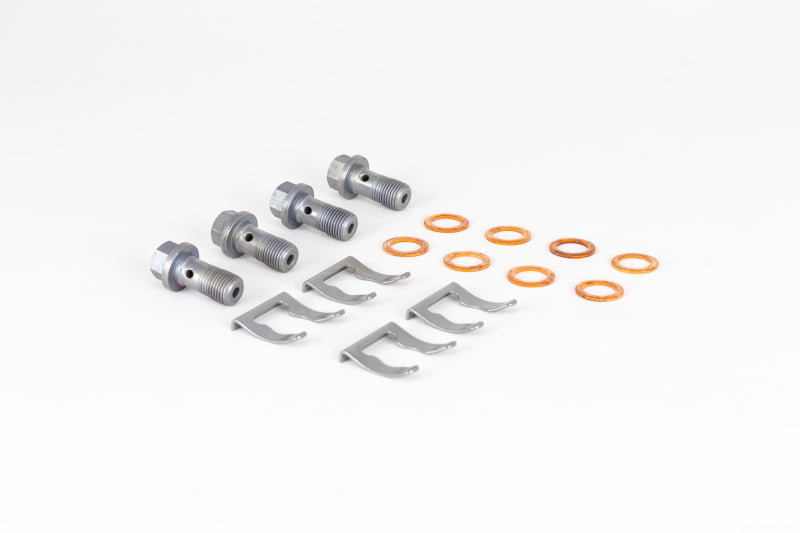 Goodridge stainless steel brake line kit for 2012-2015 Chevrolet Camaro ZL1, showing durable braided lines installed in the vehicle