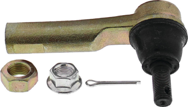 QuadBoss steering rack tie rod assembly for Polaris RZR Turbo Pro XP, showing the outer end of the tie rod in detail.