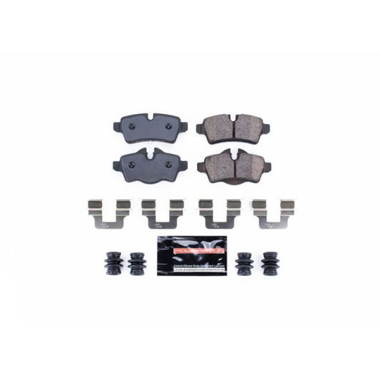 PowerStop Z23 Evolution Sport rear brake pads for Mini Cooper, performance brake pads with hardware included.