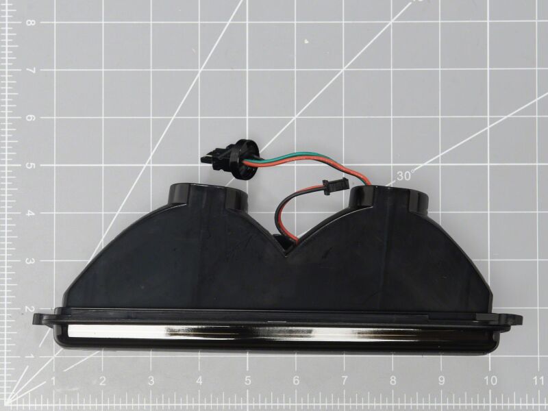Raxiom Jeep Cherokee XJ LED front corner sidemarker lights with black housing and smoked lens for 1997-2001 models