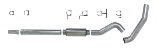 Diamond Eye Performance 5-inch catback exhaust system for 2003-2007 Ford F250/F350 6.0L diesel trucks, shown in the image.