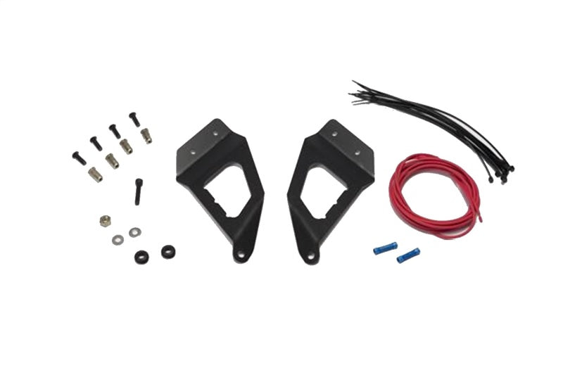 Putco roof bracket kit for 2007-2014 Chevrolet Suburban, 50-inch curved brackets installed on vehicle roof.