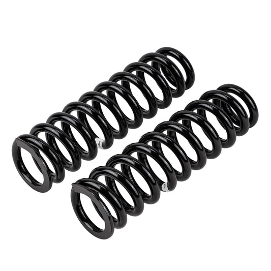 Front coilover spring for Toyota Prado 150 by Old Man Emu, showing the sturdy coil spring designed for off-road vehicle suspension.