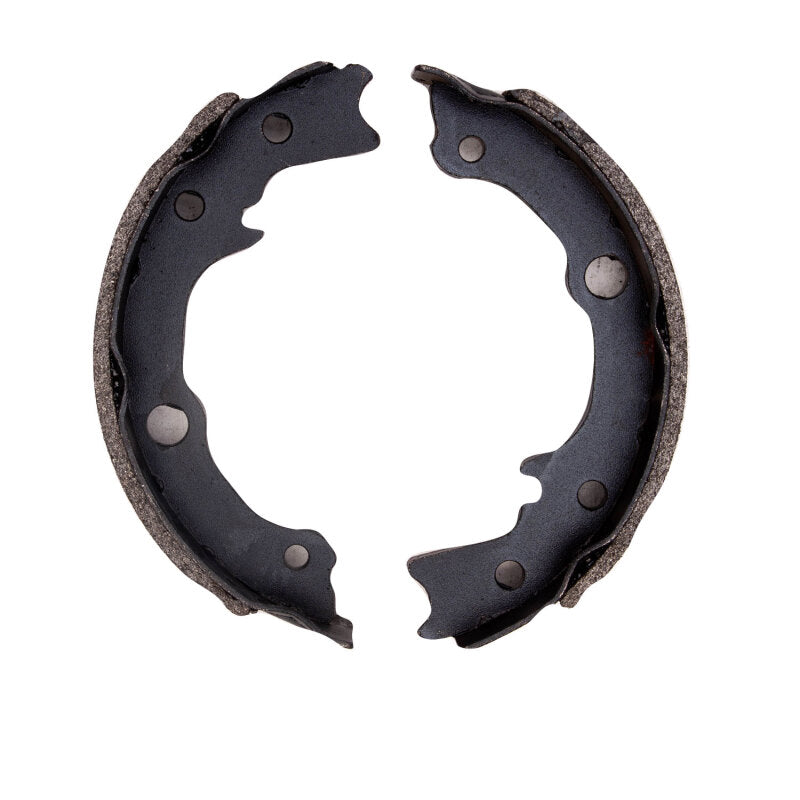 DFC brand brake shoes for Mitsubishi Fuso FE, featuring the DFC 85-18 model parking shoes, shown in the image.
