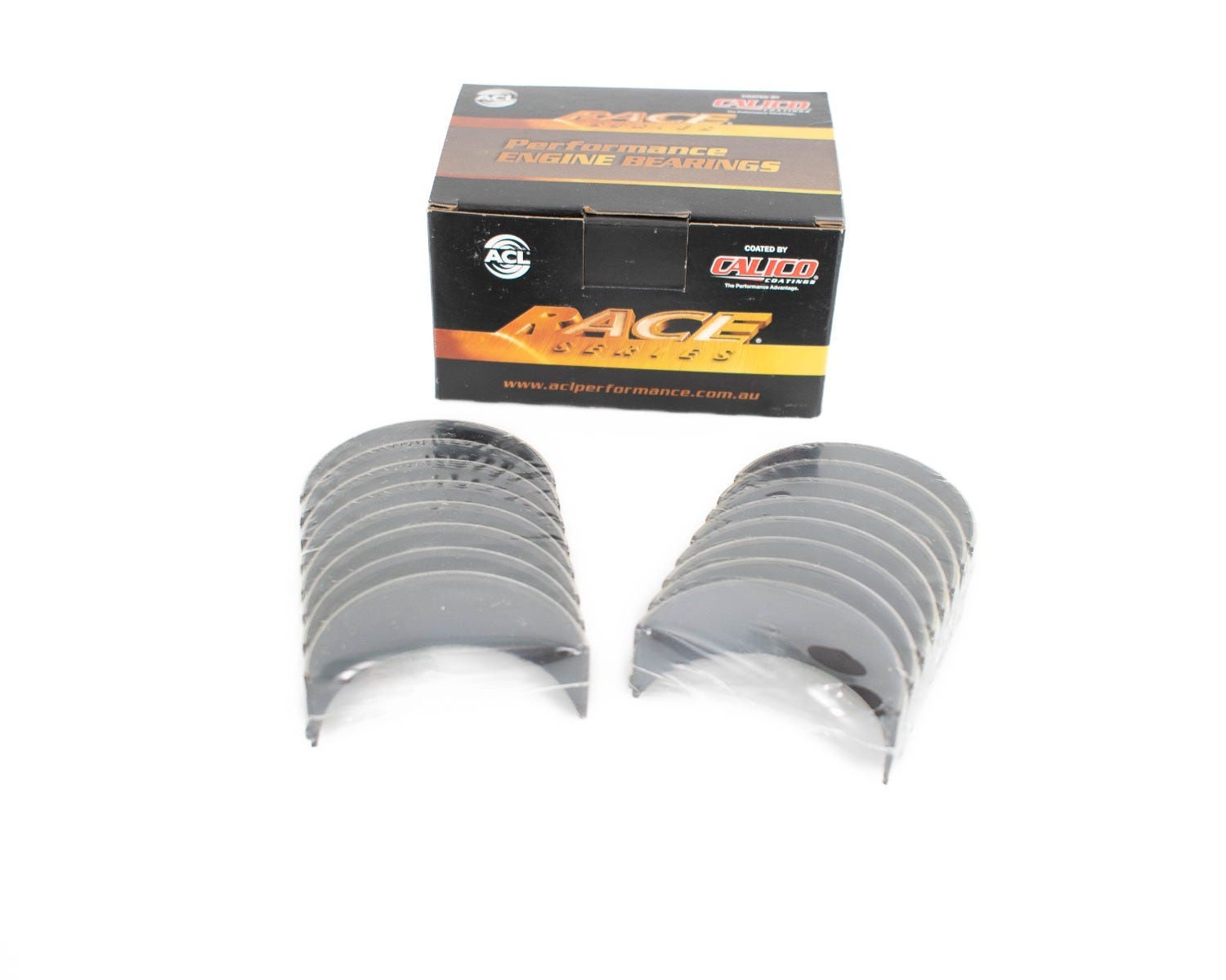 ACL Race Bearings SBC/LS rod bearing set, .001" oversized, engine components, BTR brand, shown in the 8B663H image.