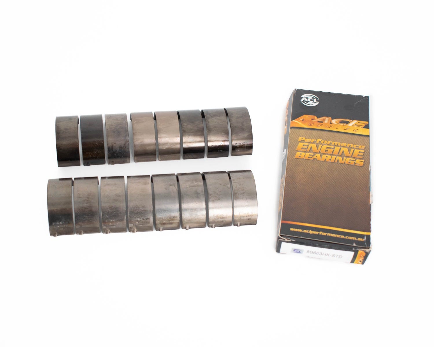 ACL SBC/LS ROD BEARING SET - .001" EXTRA CLEARANCE - 8B663HX-STD