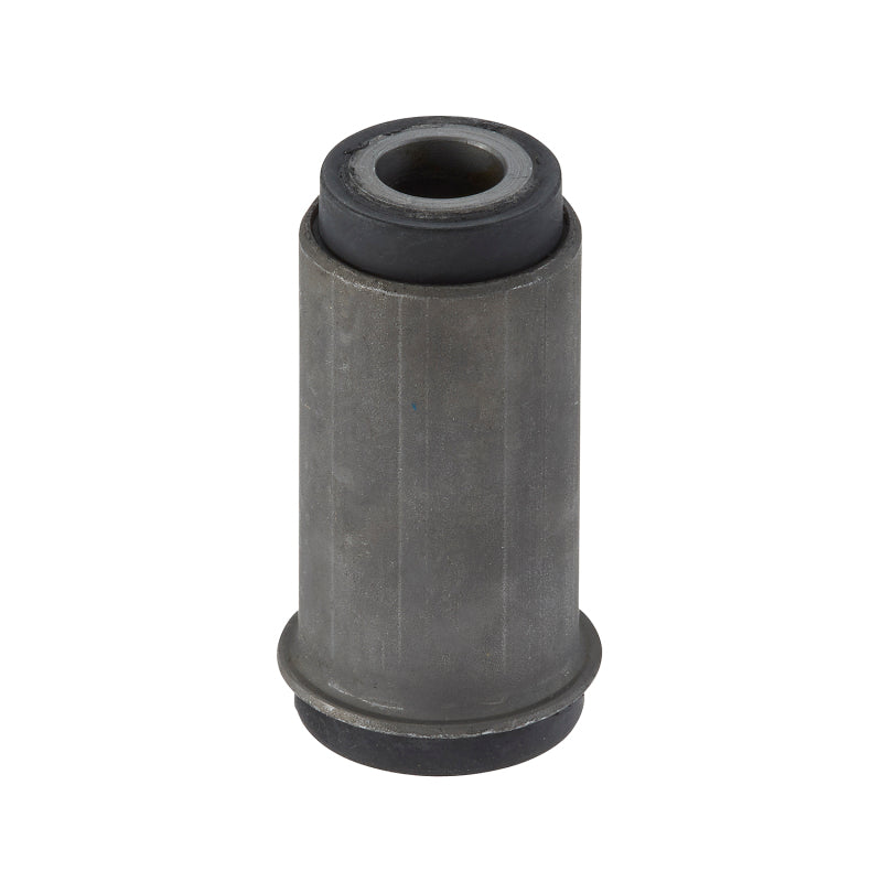 Moog Chevrolet Biscayne 1965-66 rear leaf spring bushing, fixed end and forward, for suspension repair.