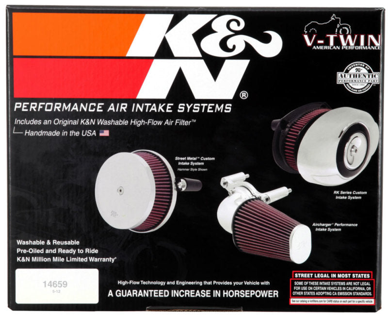 K&N 08-10 Harley-Davidson Touring Models Performance Intake Kit