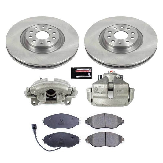 PowerStop OE brake kit for 2019-2021 Volkswagen Jetta front autospecialty brake caliper and rotor set