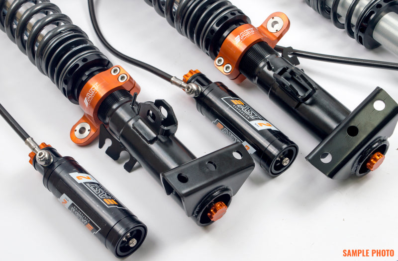 AST Suspension coilovers for Porsche 911 993 5200 Series AWD, showing adjustable shock absorbers and coil spring components.