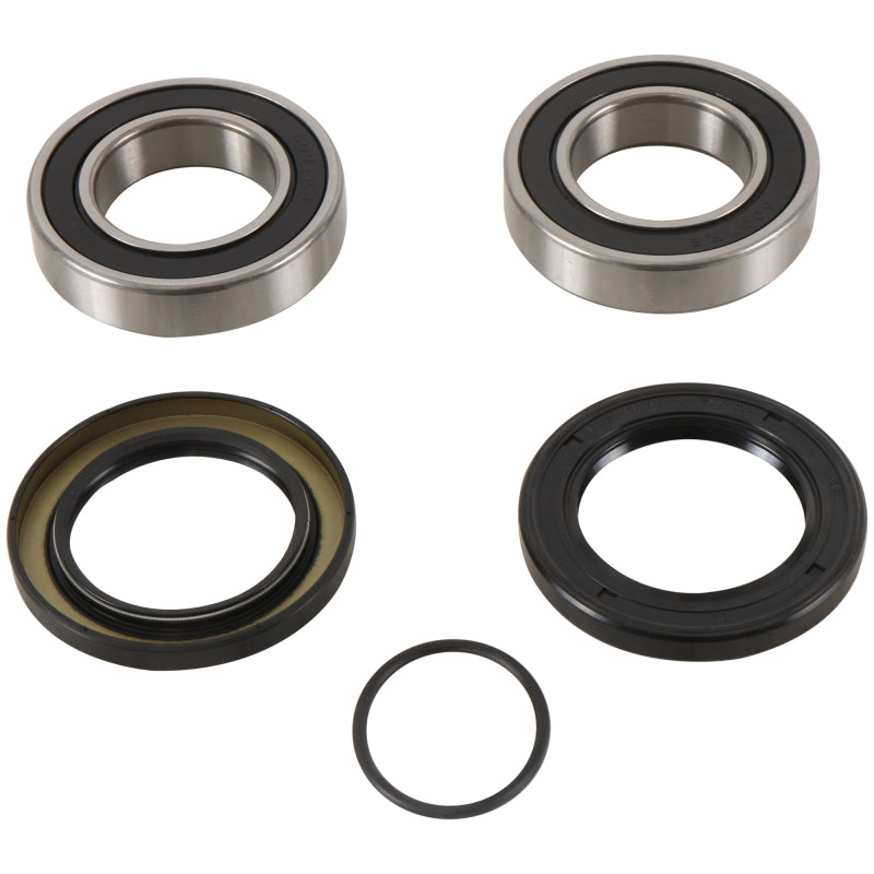 Pivot Works 83-86 Suzuki ALT-125 rear wheel bearing kit for control arms, includes bearings and components for motorcycle maintenance.