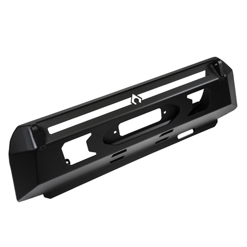 Artec Industries steel front bumper for 2017-2023 Toyota Tacoma 3G Venture model, bare steel finish, rugged off-road design.