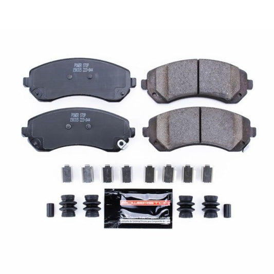 PowerStop Z23 Evolution Sport brake pads with hardware for Buick Rendezvous front brake system, performance automotive brake parts